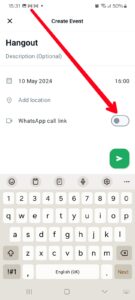 How to Create an Event in WhatsApp 3