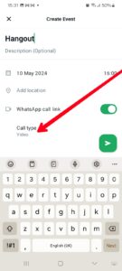 How to Create an Event in WhatsApp 4