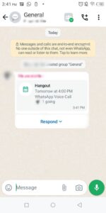 How to Create an Event in WhatsApp 7