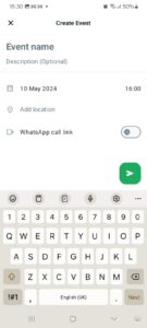 How to Create an Event in WhatsApp 9