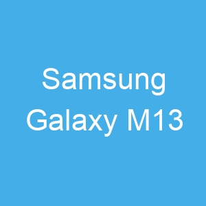 Samsung Galaxy M13